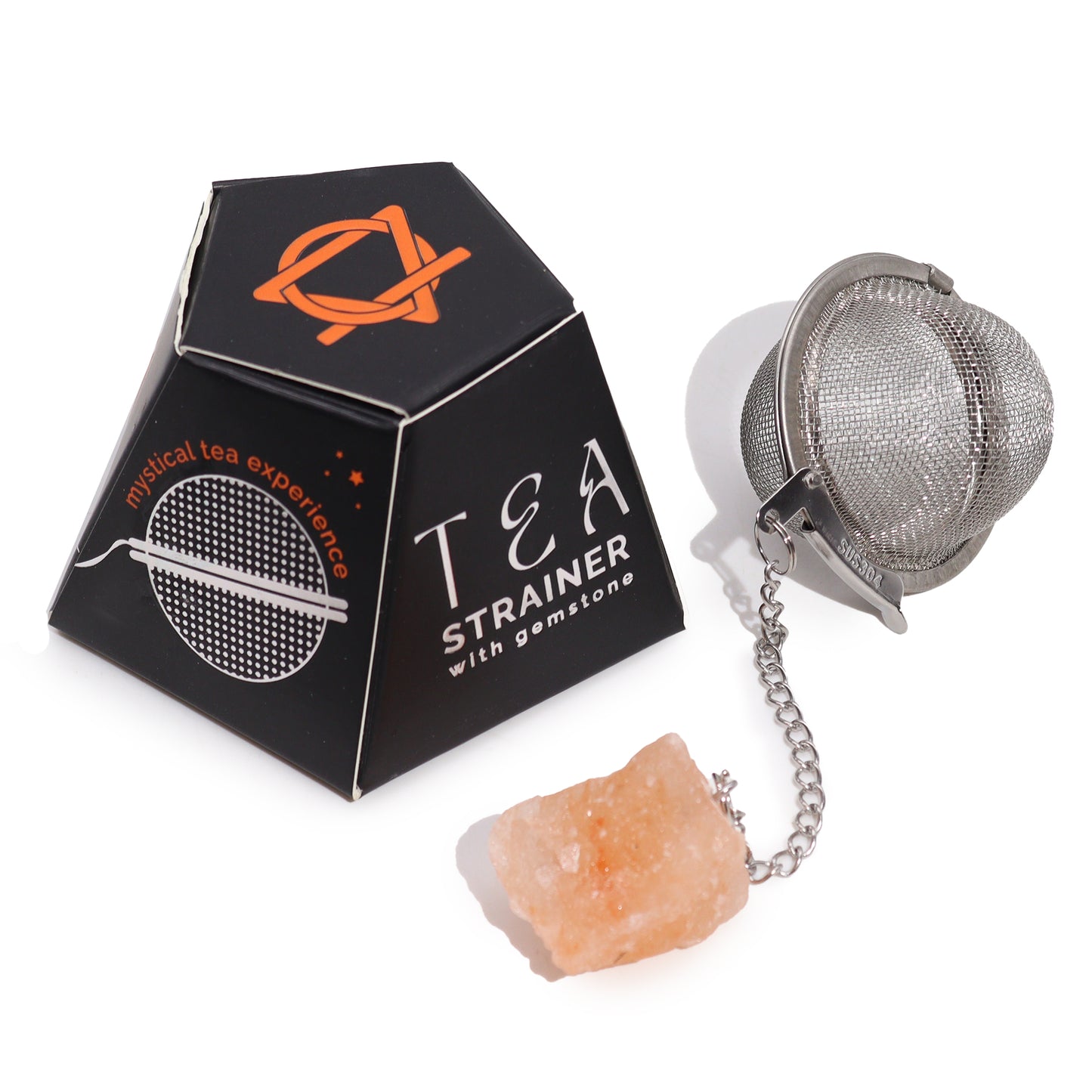 Raw Gemstone Tea Strainers