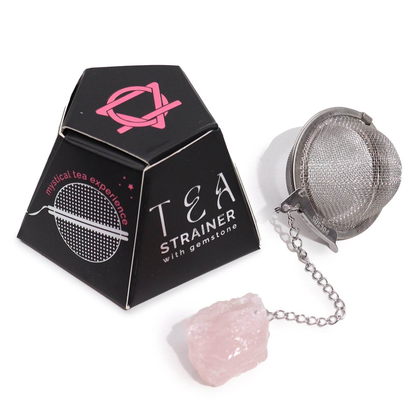 Raw Gemstone Tea Strainers