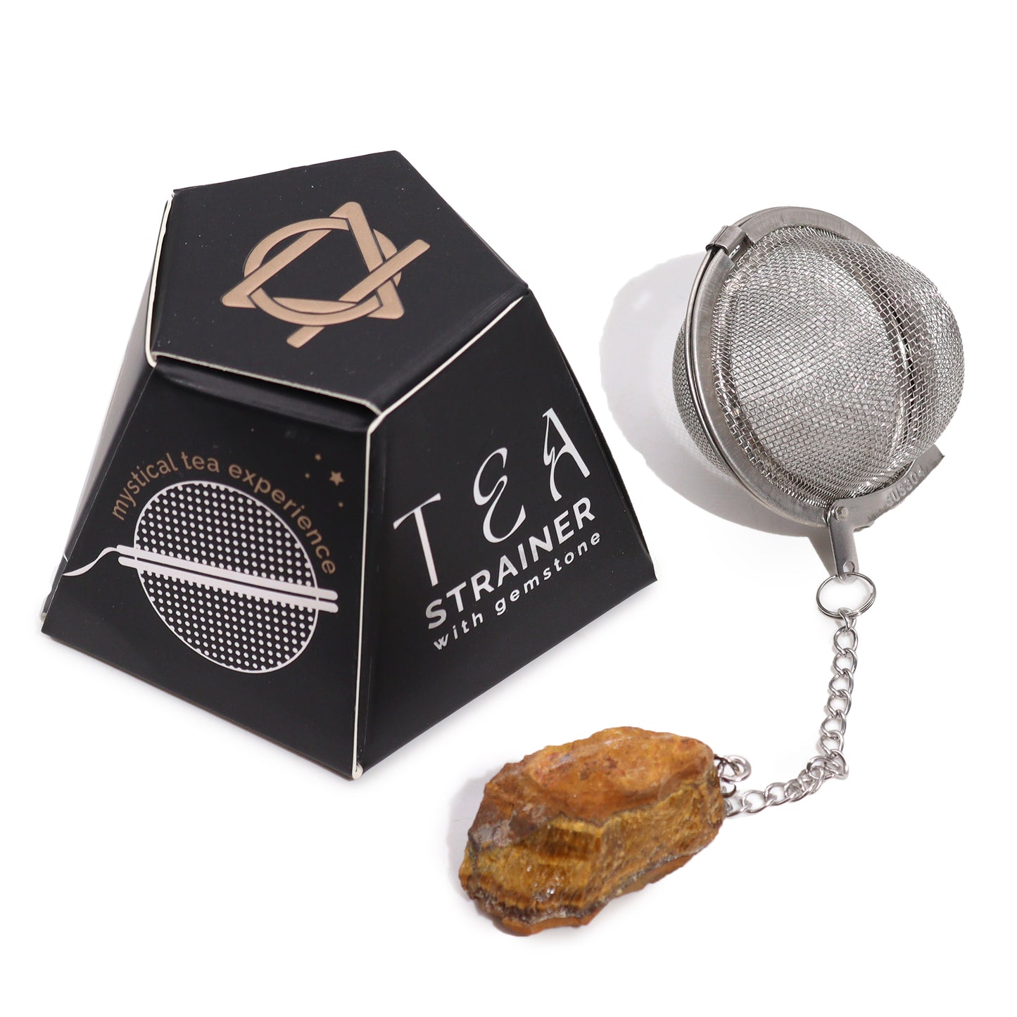 Raw Gemstone Tea Strainers