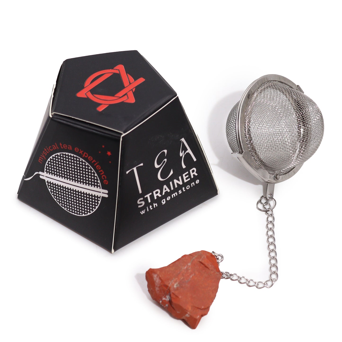 Raw Gemstone Tea Strainers