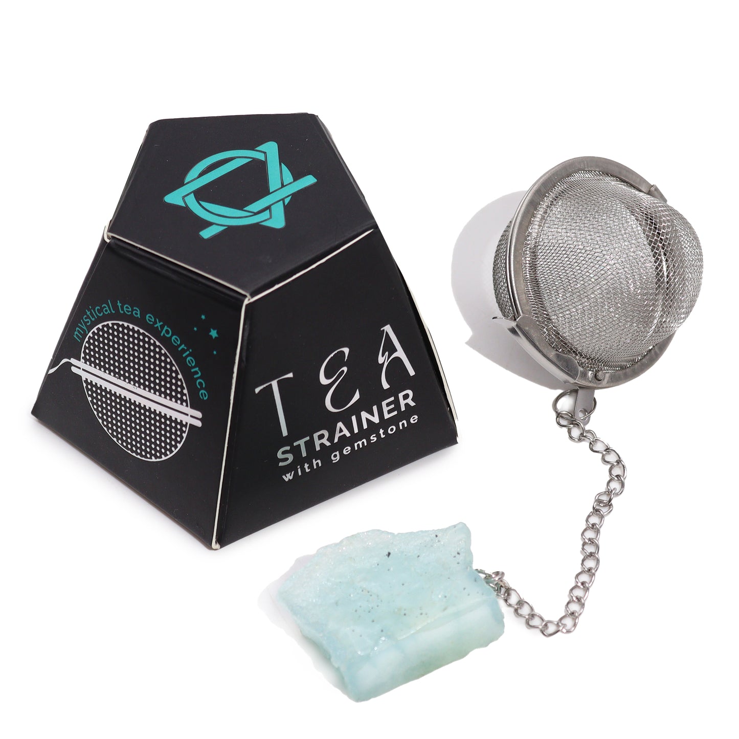 Raw Gemstone Tea Strainers