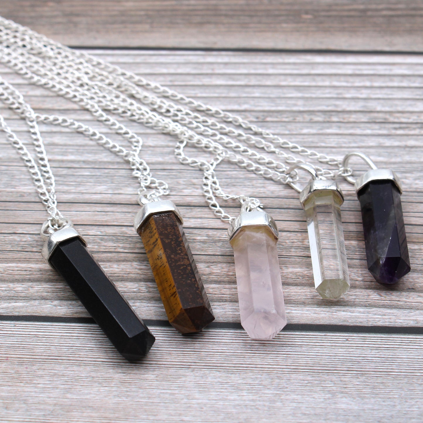 Gemstone Pendant Jewellery - Point Pendents