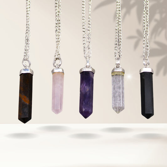 Gemstone Pendant Jewellery - Point Pendents