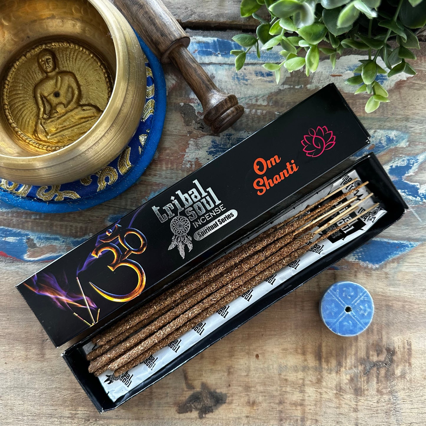 Tribal Soul Spiritual Incense Sticks & Ceramic Holder