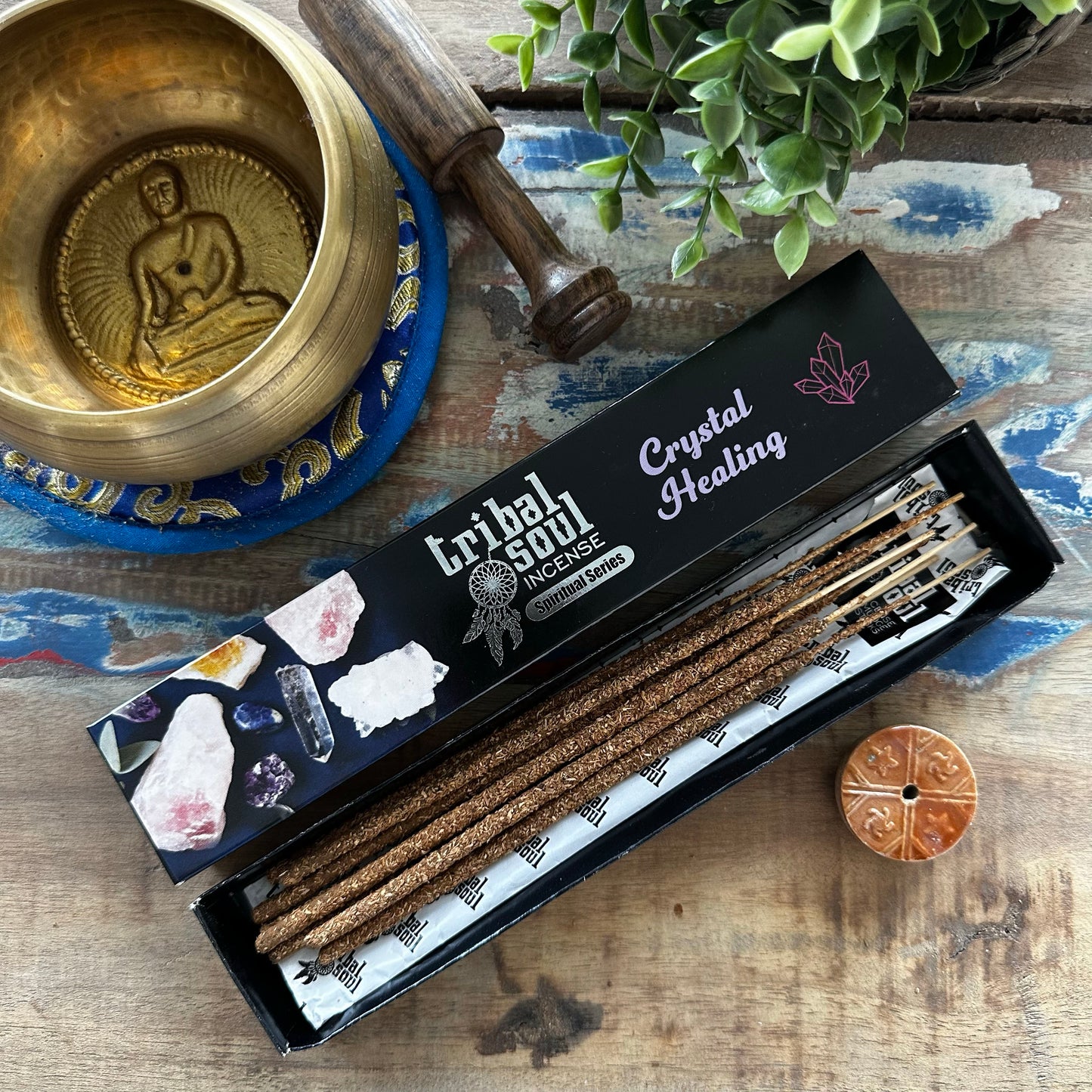 Tribal Soul Spiritual Incense Sticks & Ceramic Holder